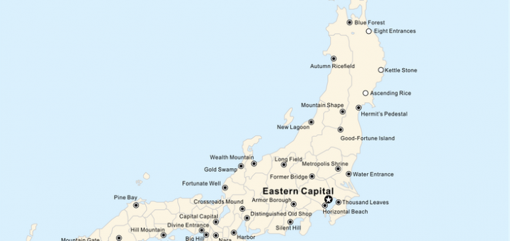 静岡は サイレントヒル 日本の都市名を英語翻訳した海外地図がツッコミどころ満載 中2イズム
