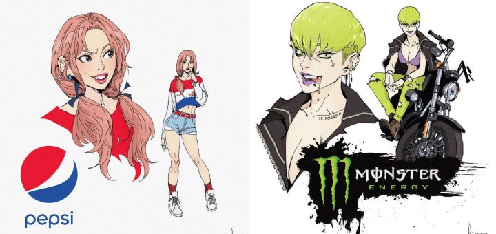 炭酸ジュースを擬人化 妄想キャラクターを描いたイラストが最高にpop 中2イズム