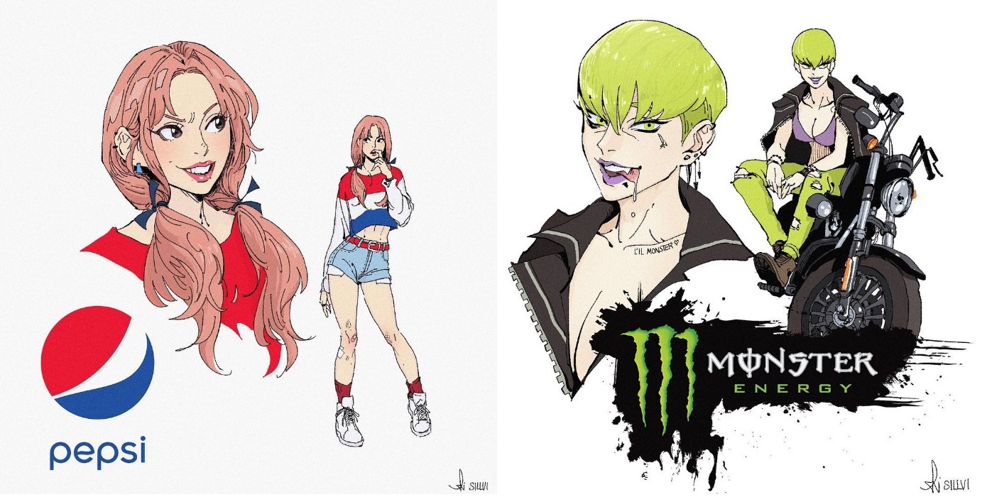 炭酸ジュースを擬人化 妄想キャラクターを描いたイラストが最高にpop 中2イズム