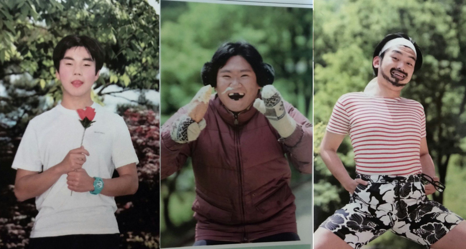 【おもしろ画像】韓国の男子校生たちの卒業写真が自由で楽しそう