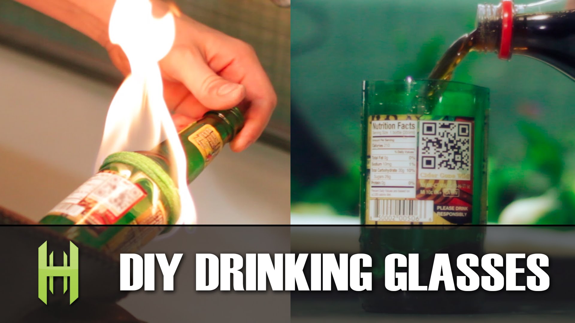 ワイルドだけどお洒落！ビールの空き瓶を、一瞬でガラスコップに変える方法
