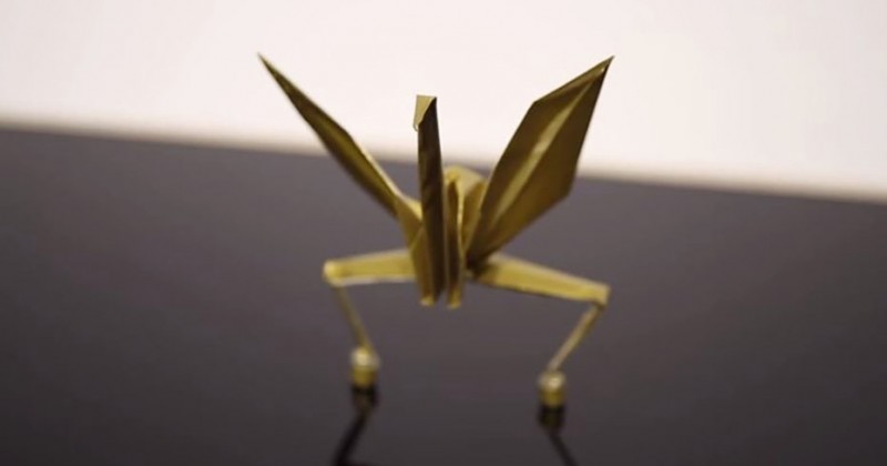 折り鶴が音楽に合わせてダンス！「うごく折り紙」がカッコイイと、世界中から賞賛コメントが寄せられる