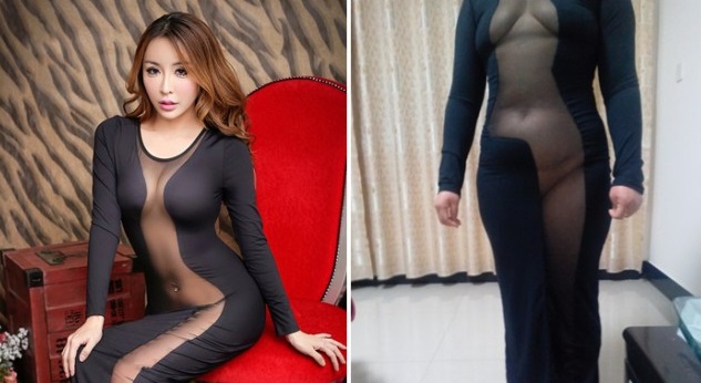ハリウッド女優に憧れレプリカドレスを購入した中国人女性、体型の違いで大惨事が起こる