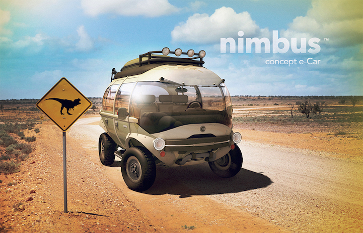 未来感がハンパない！超ハイブリッドなコンセプトカー「nimbus」
