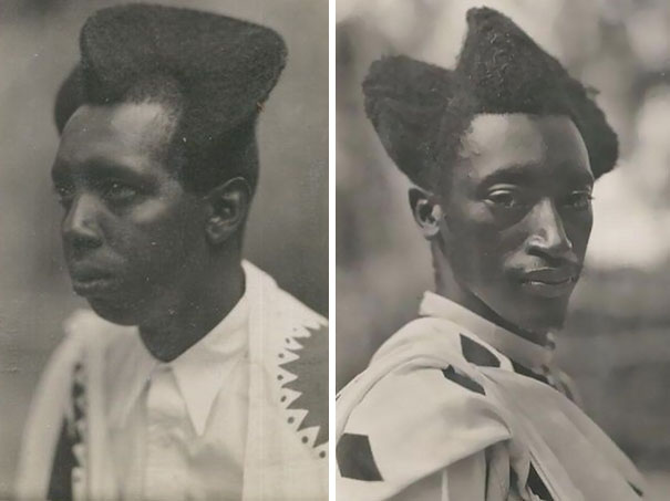 まるで鉄腕アトム！100年前のルワンダ人の髪型「アマスンズ」が個性的