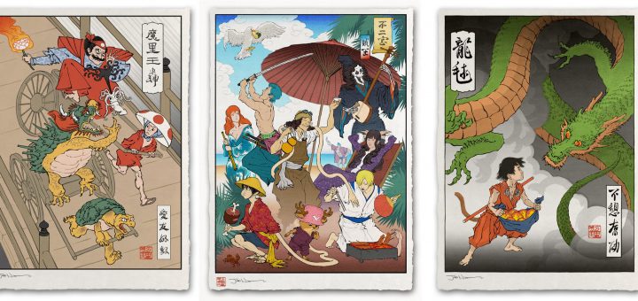日本のアニメやゲームが浮世絵に ジェッド ヘンリーの 浮世絵ヒーローズ が国内外で反響 中2イズム