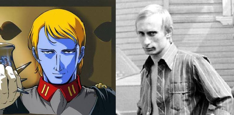 『宇宙戦艦ヤマト』ファン衝撃！若い頃のプーチン大統領がデスラー総統にそっくり