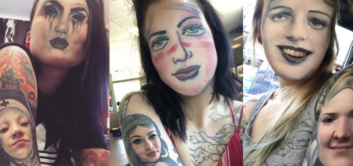 じわじわくる 自身のタトゥーと顔交換アプリを試した人々の画像まとめ 中2イズム