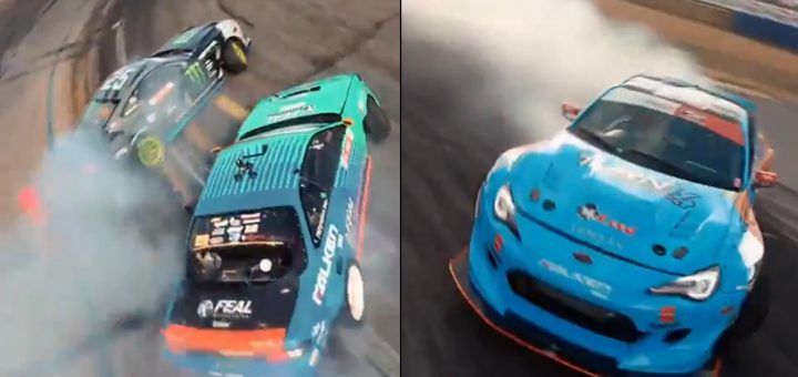 臨場感がすごい フォーミュラ ドリフト のドローン空撮動画がもはやゲームcgレベル 中2イズム