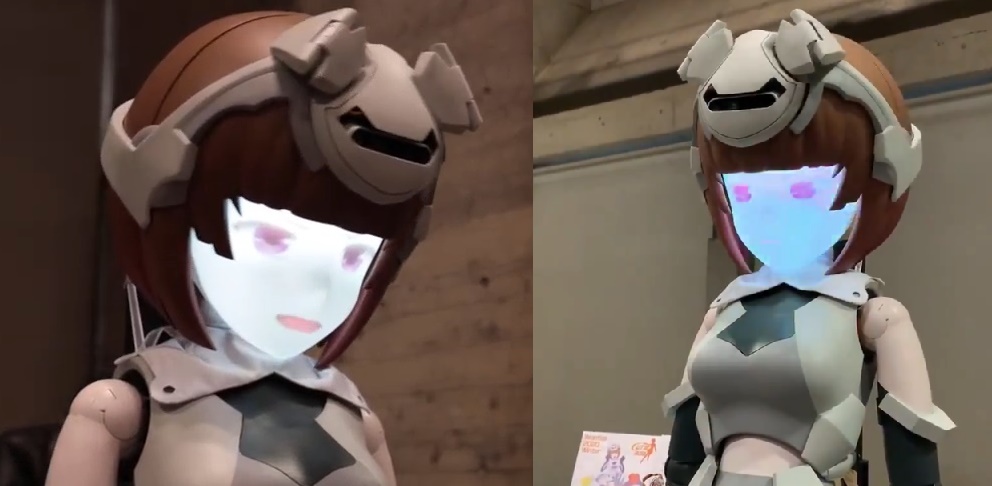 表情豊かなアニメ顔！人型の動くフィギュア「ハツキ」が完全に日本の未来